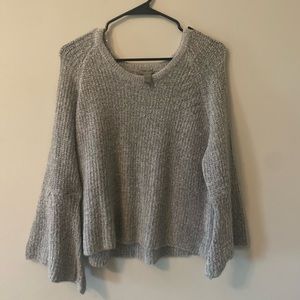 Charlotte Russe 3/4 bell sleeve wool-like sweater